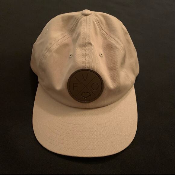 EVOSHIELD Adjustable Tan Cap Brown EVO Emblem Outdoors 100% Cotton One Size - Picture 11 of 11
